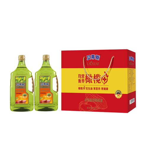 橄榄+花生油 1.6L 2礼盒装